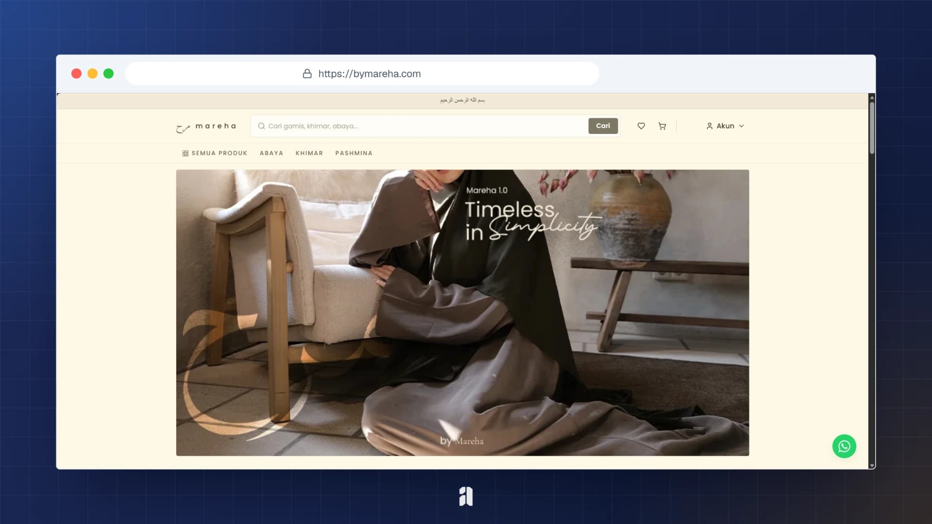 MAREHA Toko Online Busana Muslim